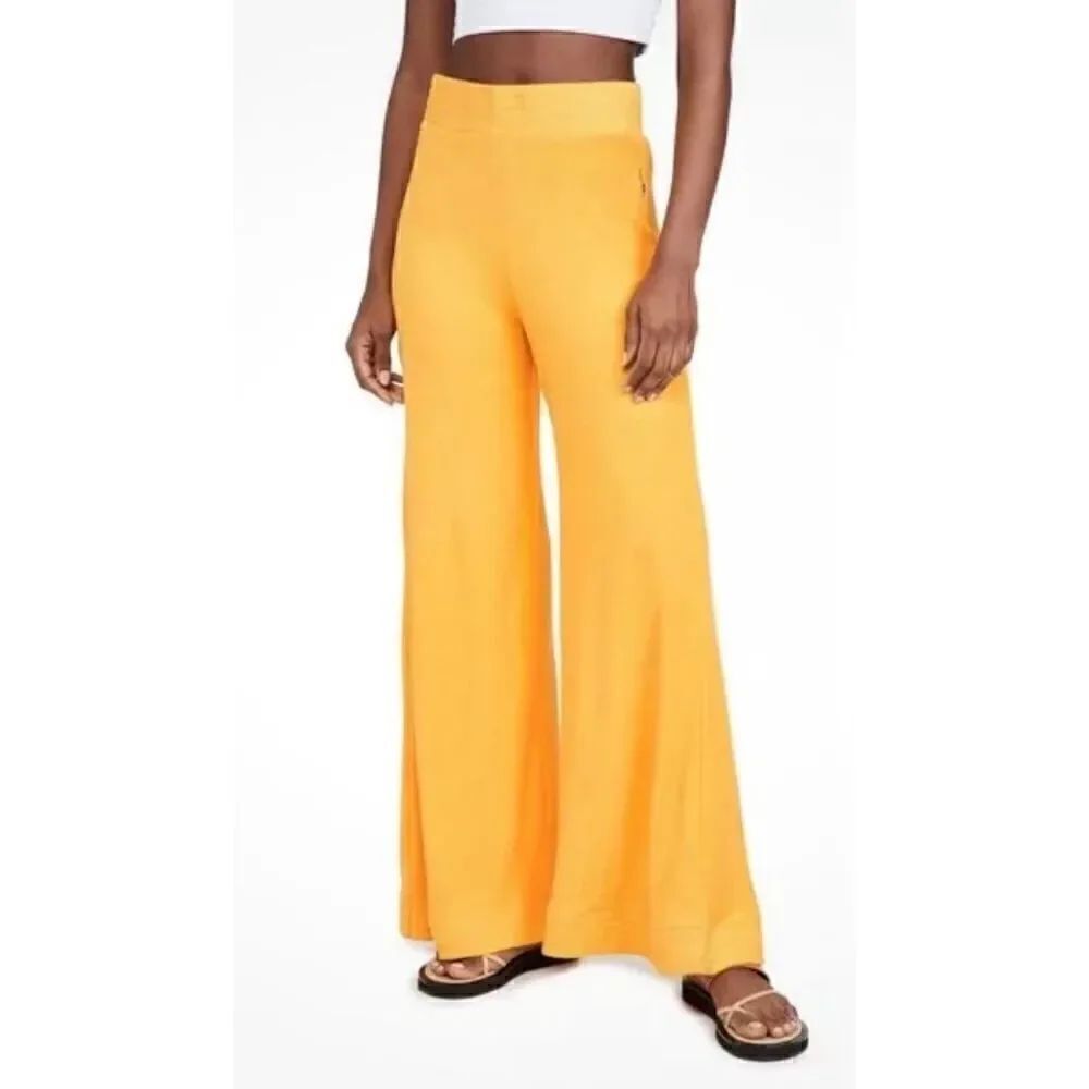 Simon Miller Loa Terry Cloth Wide Leg Pant NWT Size Large